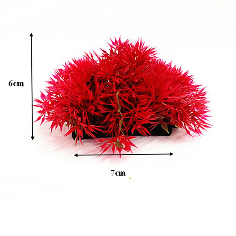 Пластиковые искусственные водяные сорняки орнамент растения аквариума украшения и украшения Искусственный аквариум с травой Декор Пейзаж Acc