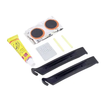 

1set Cycling Bicycle Bike Repair Fix Kit Flat Rubber Tire Tyre Tube Patch Glue New Dropshipping