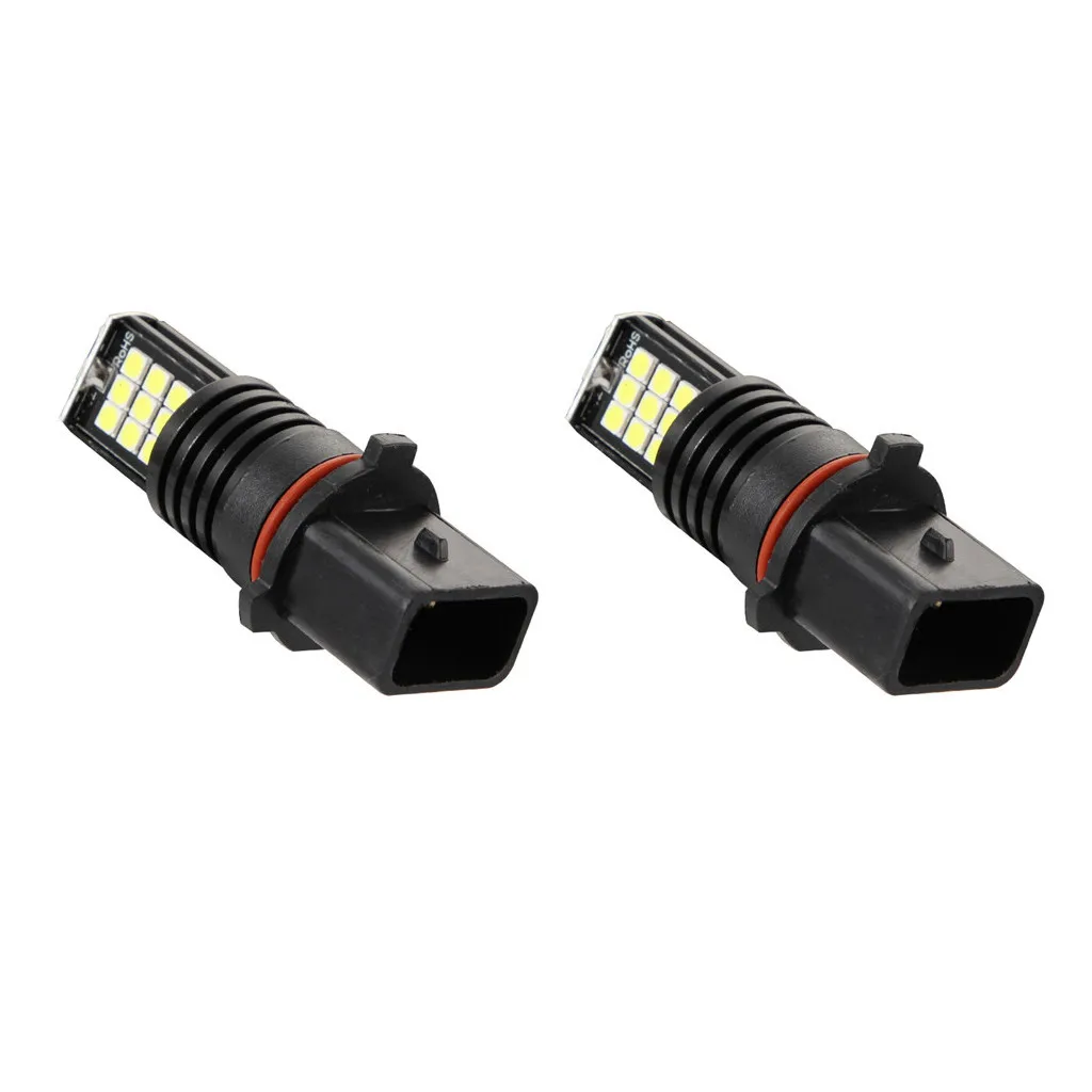 WUPP автомобильный противотуманный фонарь 2 шт. P13W 12V 3030 SMD светодиодный RGB автомобилей головной светильник белые противотуманные лампы светильник: 2400LM 24W 12V 6000K 9042611