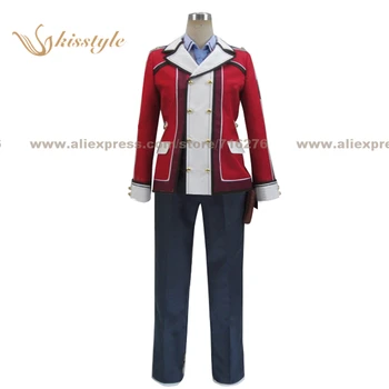 

Kisstyle Fashion The Legend of Heroes: Trails of Cold Steel Rean Schwarzer Uniform Clothing Cosplay Costume,Customized Accepted