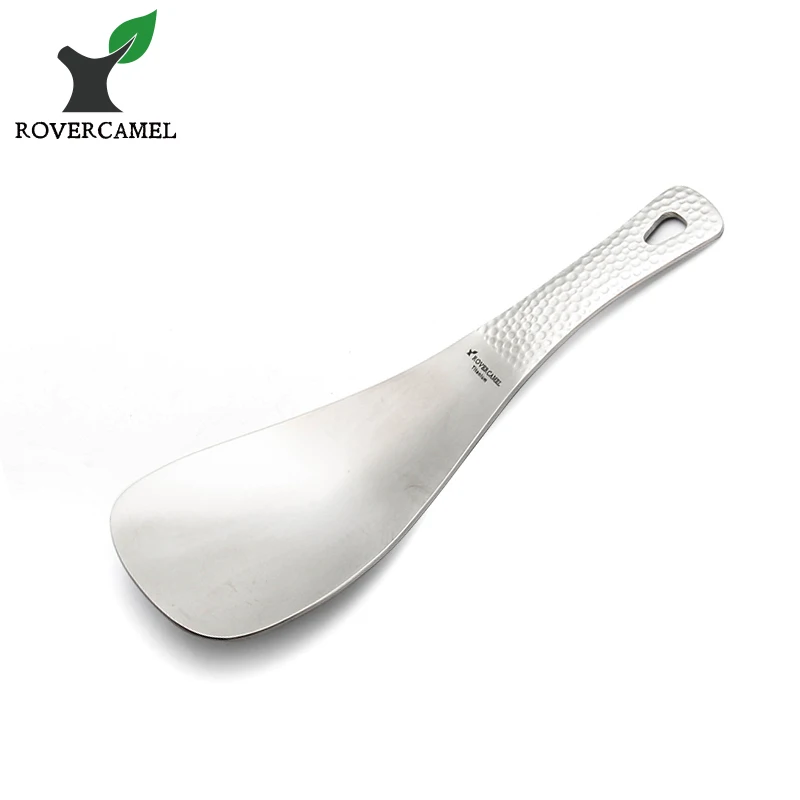 

Rover Camel Camping Shovel Truner Rice Spatula Cooking Tools Titanium Truner