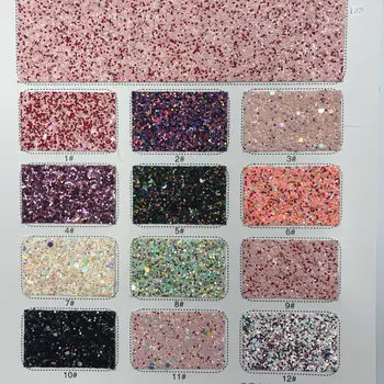 

1yard (90x132cm) Chunky Glitter Fabric Glitter Synthetic glitter for Sewing DIY KB022