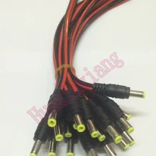 20 шт./лот 12 В Мониторы ing питания постоянного тока Мужской шнур Кабель-адаптер 5.5*2.1 мм Мониторы для камеры