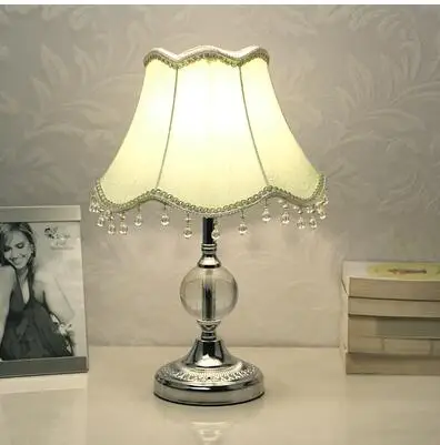 E27 Европейская Настольная лампа с регулируемой яркостью для спальни, прикроватный светильник для чтения, для дома, спальни, гостиной, декоративный светильник для помещений - Цвет корпуса: K