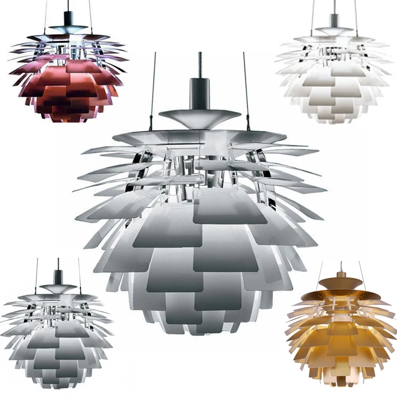 Подвесные светильники в скандинавском стиле для домашнего освещения, современный подвесной светильник в виде аллюминия, медная люстра, подвесной светильник