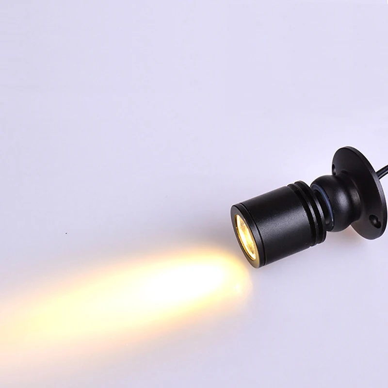 

Mini LED Spotlights Surface Mounted ceiling Down lights Wine Cabinets Bulb Small counter Lamp Jewelry Lights Showcase Spotlights