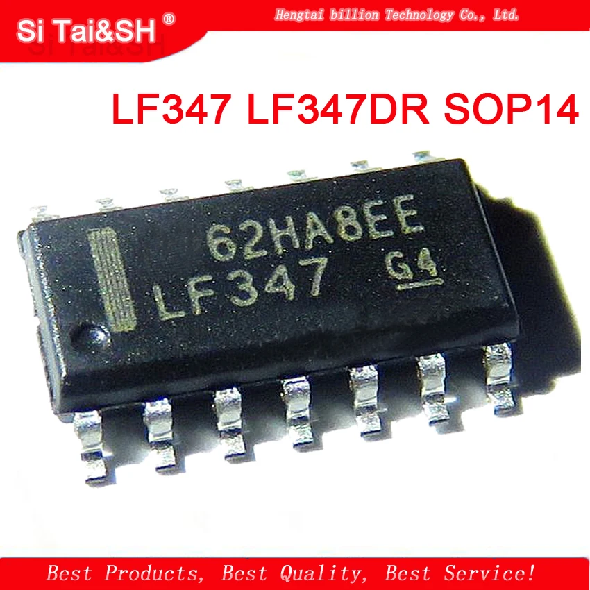 10 шт. LF347DR SOP LF347 SOP14 347DR SOP-14 LF347D | Электронные компоненты и принадлежности