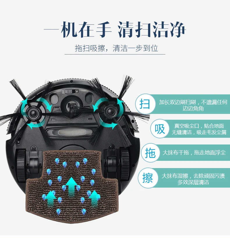 Подметальный робот бытовой полностью автоматическая вырубка пола одна машина пылесос умный ультратонкий мини