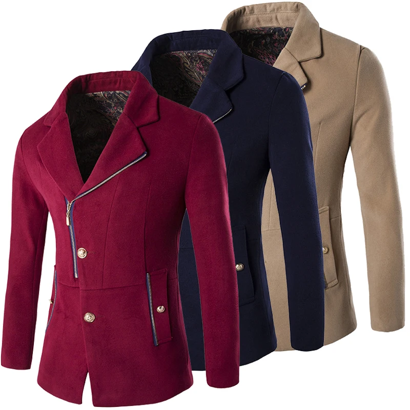 Online Buy Wholesale mens camel peacoat from China mens