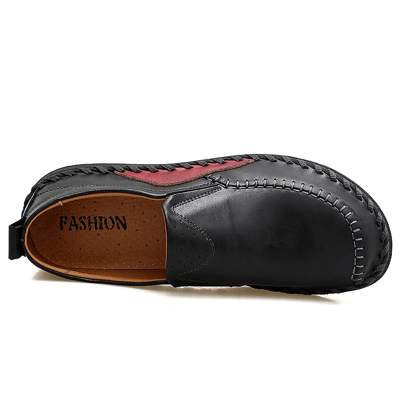 Marca Preto Sapatos Mocassins Homens Condução Casual marrom Size Vestido Dos Trabalho Luxo Genuíno Calçados Sneakers Macio vermelho Plus Couro Preguiçosos De Masculino Formal 47 v1rFwqxv