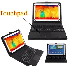 Detachable Wireless Bluetooth 3.0 Keyboard With Touchpad+PU Leather Case Cover Stand For samsung galaxy Tab S2 9.7 SM-T810 T815