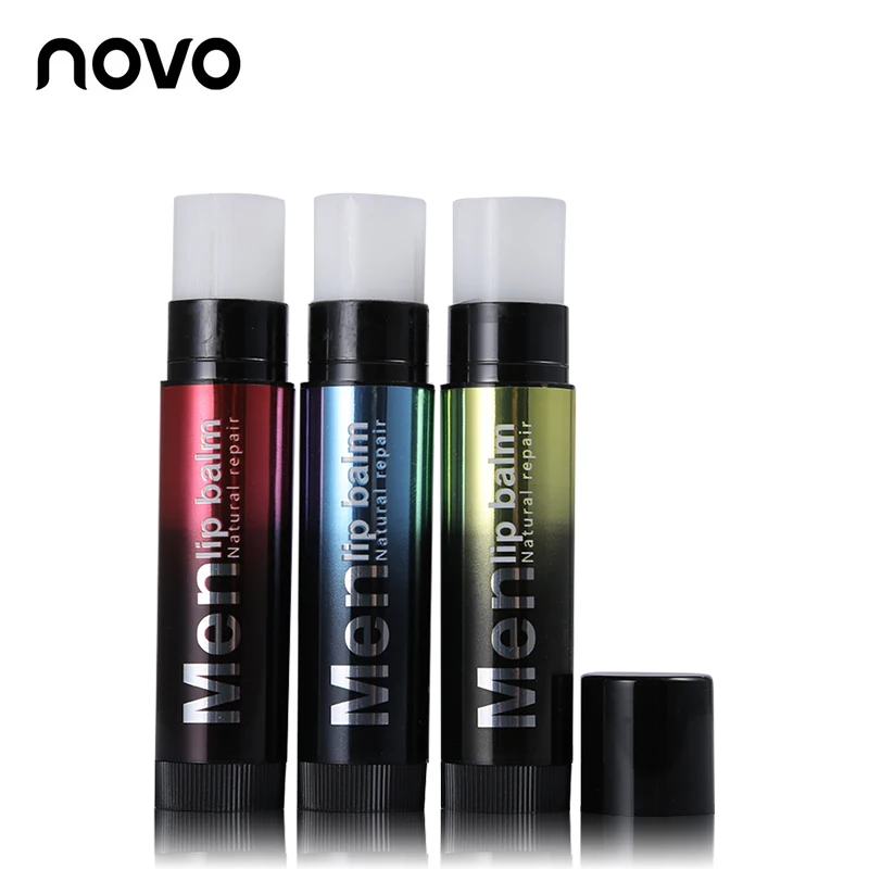 Men Lip Balm Natural Plant Fruit Flavor Organic Lip Pomade Moisturizing