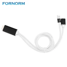 FORNORM 1080 P литой зарядное устройство для HDMI/HDTV кабель Miracast Airplay Mirroring адаптер для IOS 8,0 ОС Android 4,4