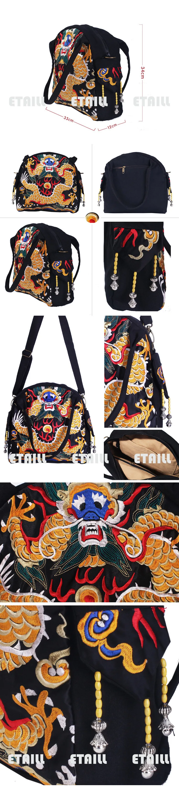 bohemian beads bag