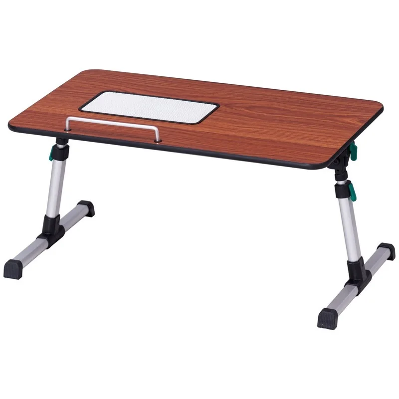 

Portable Height Adjustable Laptop Bed Tray Table Laptop Desk Standing Desk for Office Work TV Tray for Snacking HW56702WA