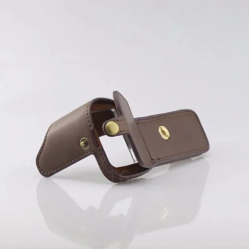 

PU Leather half Camera case bottom bag skin cover for Sony A7 III A7R3 A7R III A7R Mark 3 A7RM3 A7III A9 battery opening