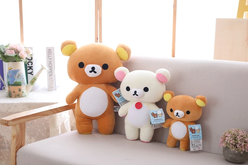 Rilakkuma плюшевые игрушки милые маленькие животные мягкий медведь диван подушка украшения комнаты подарок на день рождения подходит для детей