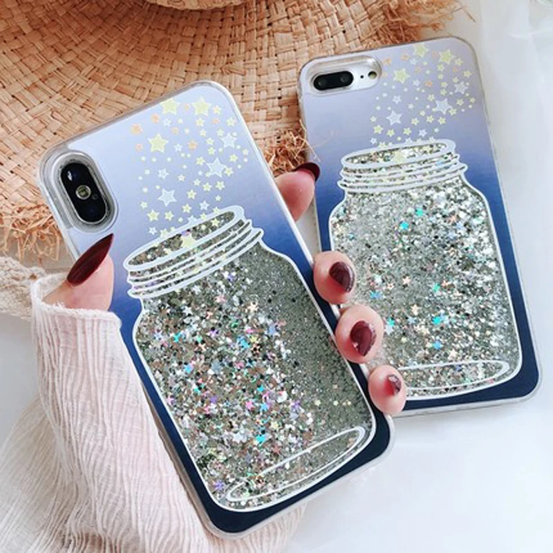 

Liquid Case For Samsung Galaxy S8 S9 Plus Note 8 9 Xiaomi Redmi A2 A2 5X 6X Note 5 Mix 2S 8 Plus Wish Bottle Soft Silicone Cover