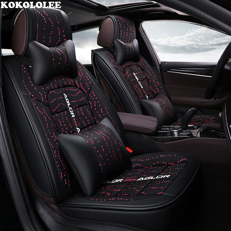 

KOKOLOLEE car seat cover For renault logan megane 2 captur kadjar fluence laguna 2 scenic Automobiles seat covers car-styling