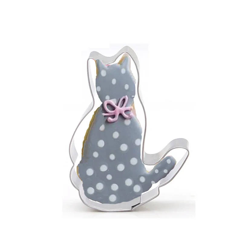 1 PCS 2019 New Arrival KECTTIO 4 Cute Cat Shapes Cookie Cutters Stainless Steel DIY Cake Tool Home Baking Supplies Hot Sale 1 PCS 2019 New Arrival KECTTIO 4 Cute Cat Shapes Cookie Cutters Stainless Steel DIY Cake Tool Home Baking Supplies Hot Sale