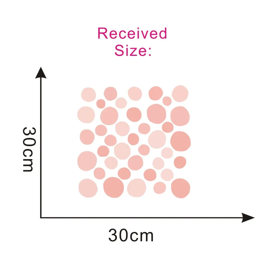 Высокое качество красочный горошек стены Стикеры для детской украшения розового и черного цветов с узором в наклейки "точки" Детские Спальня домашний декор - Цвет: CCS4005B