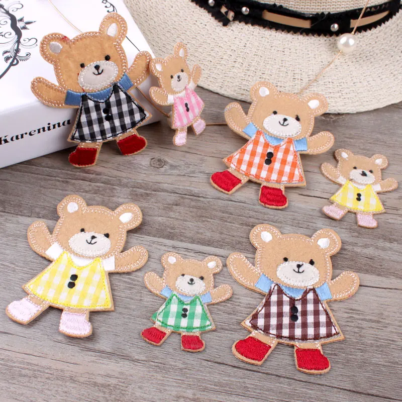 

Ironing, embroidery, stickers, clothes, fashion clothes, patches, children's wear accessories, cubs, big bear, trumpet