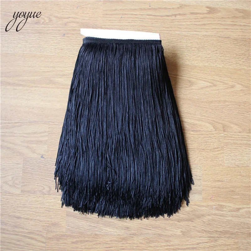 YOYUE Franja Longa Lace Tassel, Poliéster Guarnição