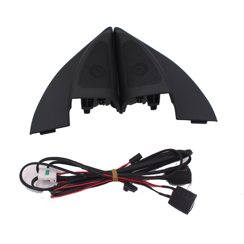 

For Kia RIO (2017) / for Kia k2 (2017 Car tweeter Audio Black triangle head speakers tweeter trumpet speakers tweeter with wire