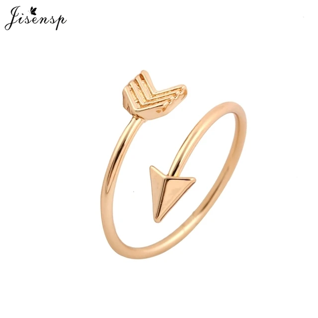 Jisensp Fashion Rings Brass Small Silver Arrow Ring Cute Wedding Jewelry Rings f Jisensp Fashion Rings Brass Small Silver Arrow Ring Cute Wedding Jewelry Rings f