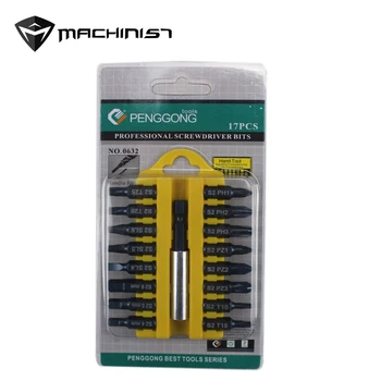 

17Pcs Magnetic Holder Screwdriver Bits Torx Hex Security Tamper Proof Torx Hex Star Bit Set Star Tamper Proof Screwdri