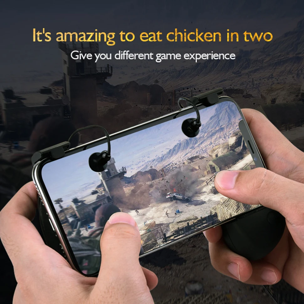 

PUBG Mobile Game Controller Gamepad Trigger Aim Button L1R1 Shooter Joystick for iPhone Android Phone Game Pad Accessories