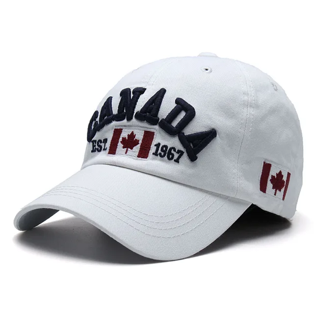 2018 Gorras Canada Baseball Cap Flag Of Canada Hat Snapback Adjustable