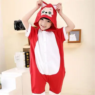 Summer Onesie Short Sleeve Kawaii Kids Pajamas Cosplay Costume Anime Animal Stitch Dinosaur Pikachu Children Sleepwear Jumpsuit1 Summer Onesie Short Sleeve Kawaii Kids Pajamas Cosplay Costume Anime Animal Stitch Dinosaur Pikachu Children Sleepwear Jumpsuit1