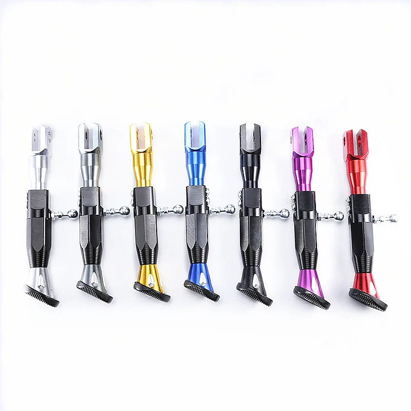 Universal Adjustable SideStand Kickstand For YAMAHA KAWASAKI Honda Ducati Suzuki