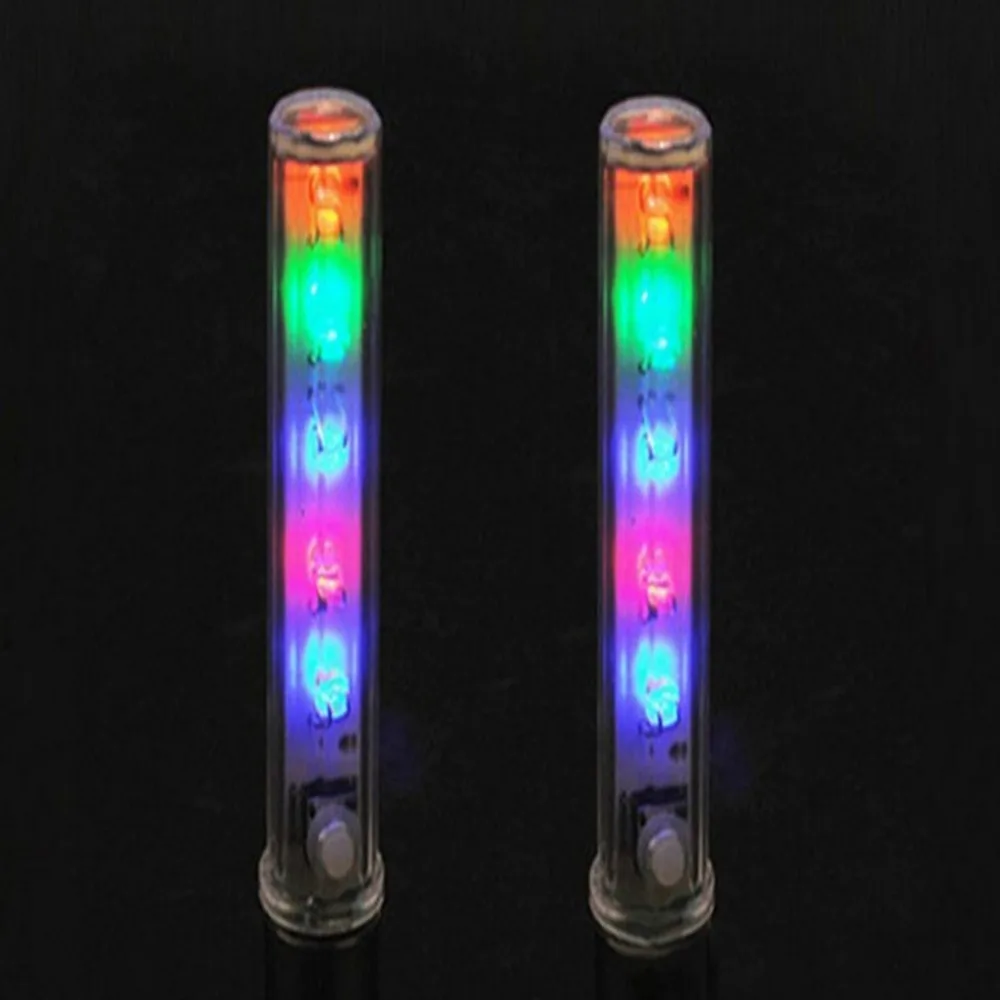 Best 2PCS 5LED Bike Light Mountain Road Bike Bicycle Tyre Tire Valve Caps Wheel Spokes LED Light Riding Equipment 1