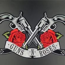 Новинка! Нашивки guns N Roses 21X36 см утюжок на нашивке/вышитый патч эти аппликации отлично подходят для футболки, джинсов, куртки, рюкзака