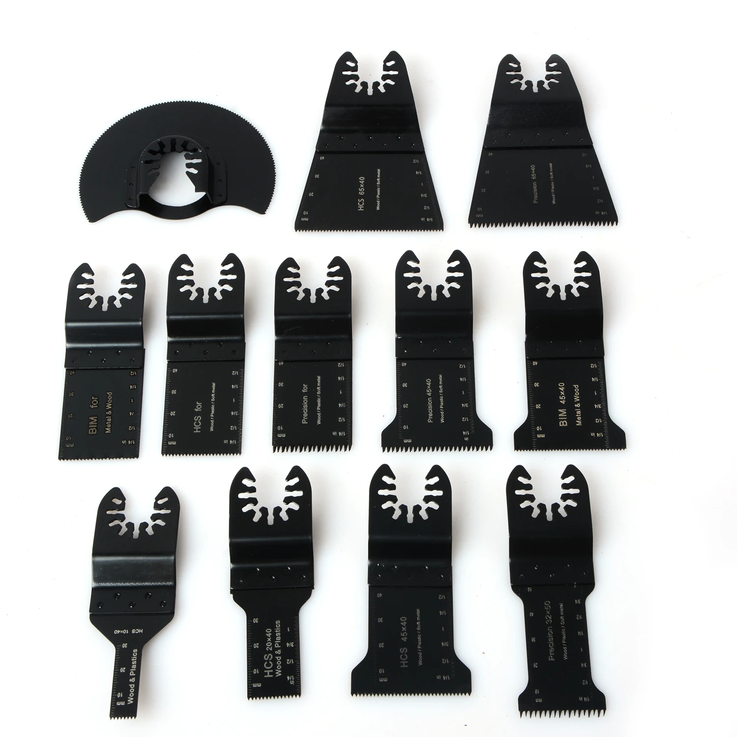 

12pcs quick change Oscillating Multi tool Saw Blades fit for multifunction power tool for Black & Decker TCH Dewalt dropshiping