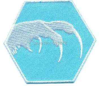 

4" JURASSIC PARK WORLD CLAW Film Movie TV Series Costume Embroidered Emblem sew on iron on patch Baseball Cap Badge