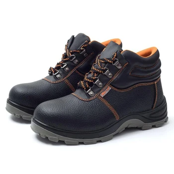 

man big size breathable steel toe covers work safety shoes soft leather platform ankle tooling security autumn boots mens zapato