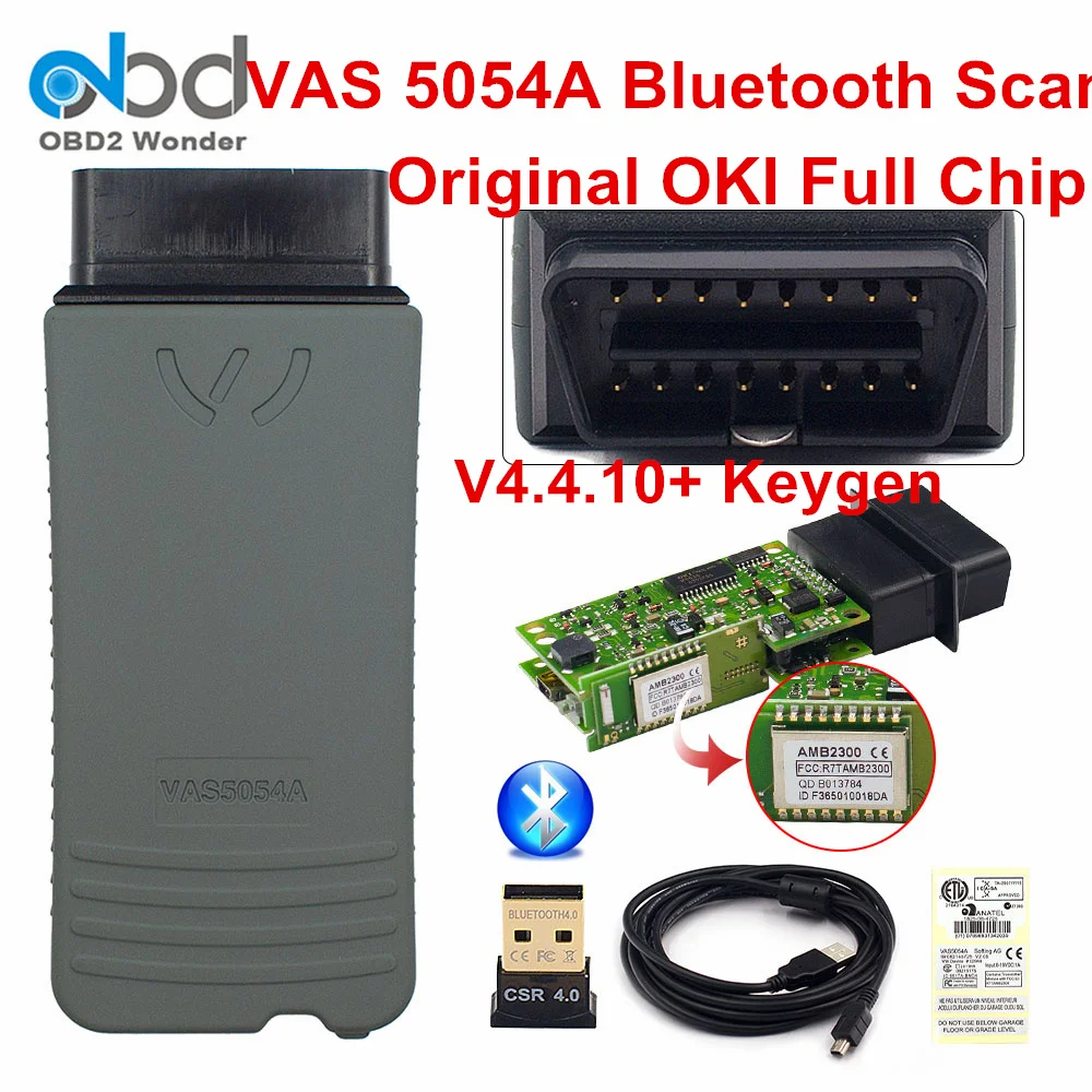 

ODIS 4.4.1 VAS 5054A Diagnostic Tool VAS5054 Original OKI Full Chip OBDII OBD2 Scanner VAS5054A AMB2300 ODIS V4.4.10 + Keygen