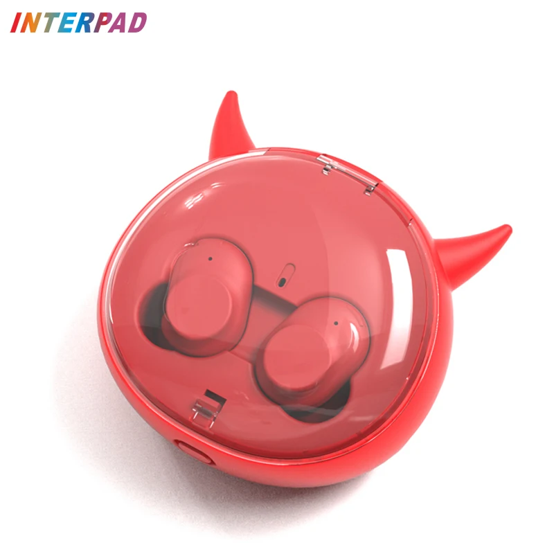 

2018 Interpad Tws Wireless Bluetooth Earphone HiFi Stereo Earbud ANC In-ear Earbuds With Charging Box Mic For Xiaomi 8 Mix 2s
