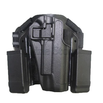 

Tactical Puttee Thigh Pistol Holster Leg Gun Pouch with Quick Release Buckle for Colt 1911 Type Pistol