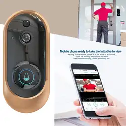 1080 P WiFi беспроводной видеодомофон ночного видения домашняя камера безопасности дверной Звонок