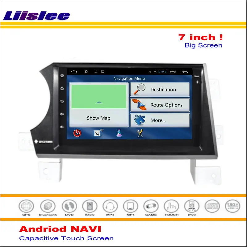Top Liislee Car Android GPS Navigation System For SsangYong Actyon / Korando 2006~2016 Radio Stereo Video Multimedia No DVD Player 5