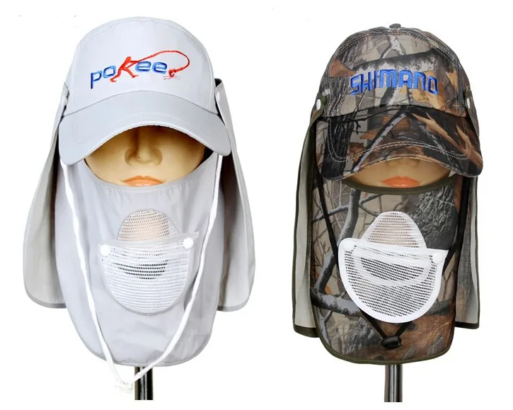 Outdoor Men Fishing Sun Hat Climbing UV Protection Bucket Hat With Neck