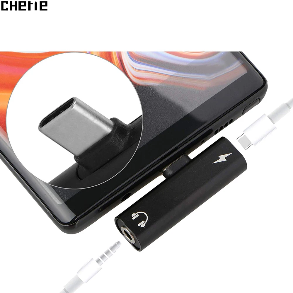 Чери Тип C до 3 5 мм разъем для наушников аудио адаптер samsung Galaxy s 10 плюс S10 + Xiaomi Mi 9 USB