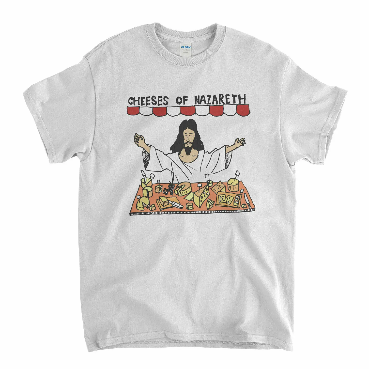 Old Skool Hooligans Cheeses Of Nazareth T Shirt Great Comedy Humour Silly Tee