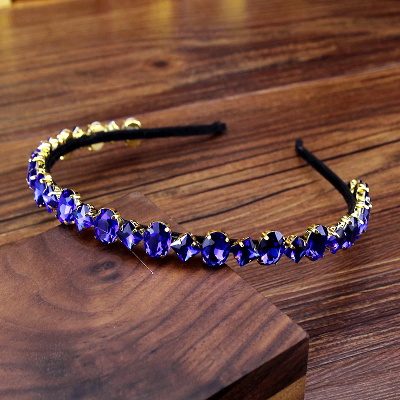 Bing Party Hair Jewelry Crystal Stone Hairbands Rhinestone Diamante Headbands For Women jewelry accessories hair accessory