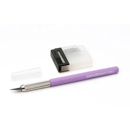 

Tamiya 69918 Modeler's Knife (Purple Limited) w/25 Blades Kit Craft Model Tools Cutter