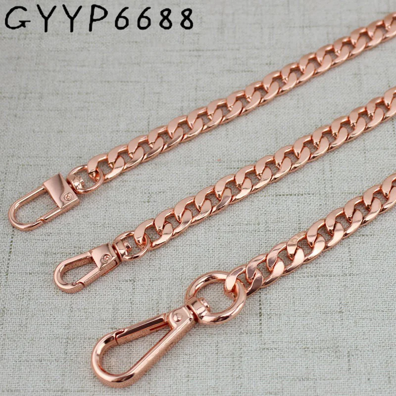 

9.6mm Rose gold Plating Cover Wholesale Chains Bags Purses Strap Replacement Handle Accessory Hight Quality
